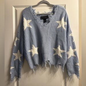 Polly & Esther Blue Star Sweater